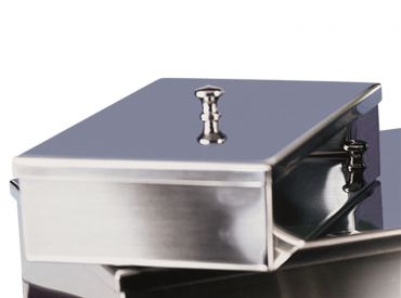 Instrumentenschale mit Knopfdeckel 16 x 9 x 3,5 cm (L x B x H) 1x1 Stück 