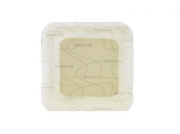Biatain® Ag Schaumverband, selbsthaftend, 12,5 x 12,5 cm, 1x5 Stück 