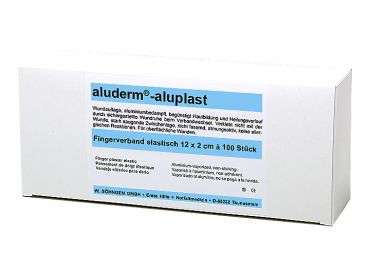 aluderm®-aluplast Wundauflage, Fingerverband, 12 x 2 cm 1x100 Stück 