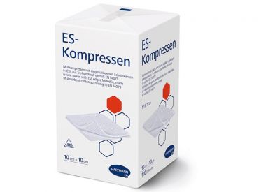 ES-Kompressen, 10 x 10 cm, steril, 8 - fach 5x2 Stück 