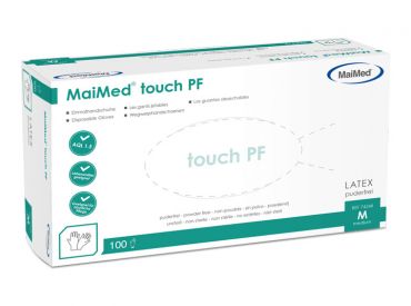 MaiMed® touch Latex-Handschuhe, Gr. M 1x100 Stück 