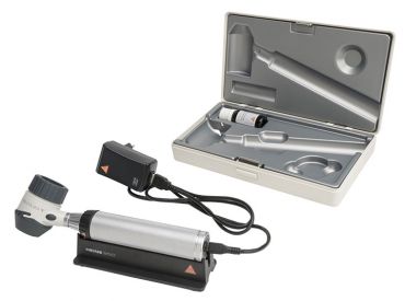HEINE DELTA® 20T LED-Dermatoskop + BETA 4 USB-Ladegrriff + Kontaktscheibe 1x1 Set 