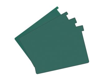 Signalkarten A5 grün TAB: 10 mm hoch 1x100 Stück 