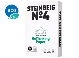 Kopierpapier Steinbeis No.4, DIN A4, 100% Recycling, 80 g, 500 Blatt 1x1 Pack 