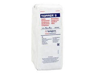 TOPPER 8-Kompressen, 5 x 5 cm, unsteril 1x100 Stück 