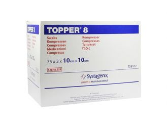 TOPPER 8-Kompressen, 10 x 10 cm, steril 75x2 Stück 