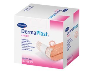 DermaPlast® classic Wundpflaster, 6 cm x 5 m 1x1 Rollen 