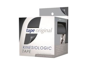 Kinesiologie Tape original 5 m x 5 cm, schwarz 1x1 Rollen 