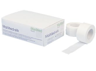 MaiMed®-silk Rollenpflaster 2,50 cm x 9,1 m in Spenderbox 1x12 Stück 