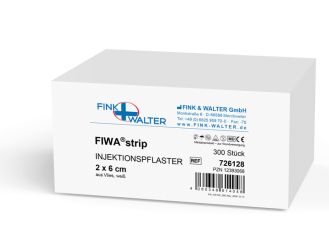 FIWA® strip - Injektionspflaster weiß VLIES 2 x 6 cm 1x300 Stück 