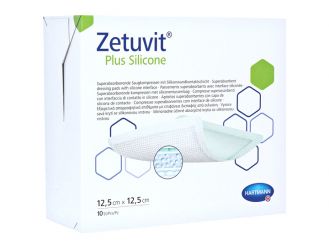 Zetuvit® Plus Silicone Border 12,5 x 12,5 cm 1x10 Stück 