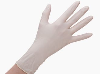 WiroMicrogrip Latex-Handschuhe Care&Serve, Gr. S 1x100 Stück 