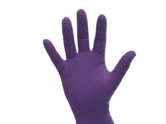 Reinraum-Handschuhe Indigo, steril, ISO 4, Nitril, 300 mm Gr.7,0/7,5 10x2 Stück 
