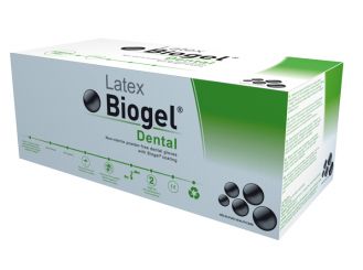Latex-Handschuhe Biogel Dental, pf., Gr. 6,5 1x25 Paar 