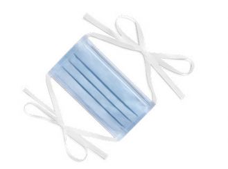 Mund-Nasenschutz Folitex® Antifog Tie-on blue, Typ IIR 1x50 Stück 