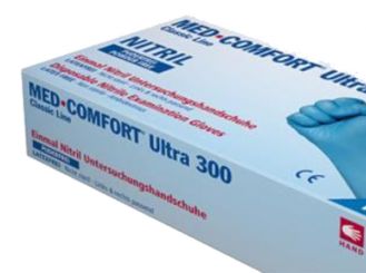Med Comfort Blue Ultra 300 Nitril-Handschuhe, blau, Gr. XXL 1x100 Stück 