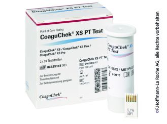 CoaguChek® XS PT Teststreifen 2x24 Teste 