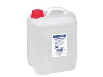 Aqua Dest-Laborwasser 1x5 Liter 